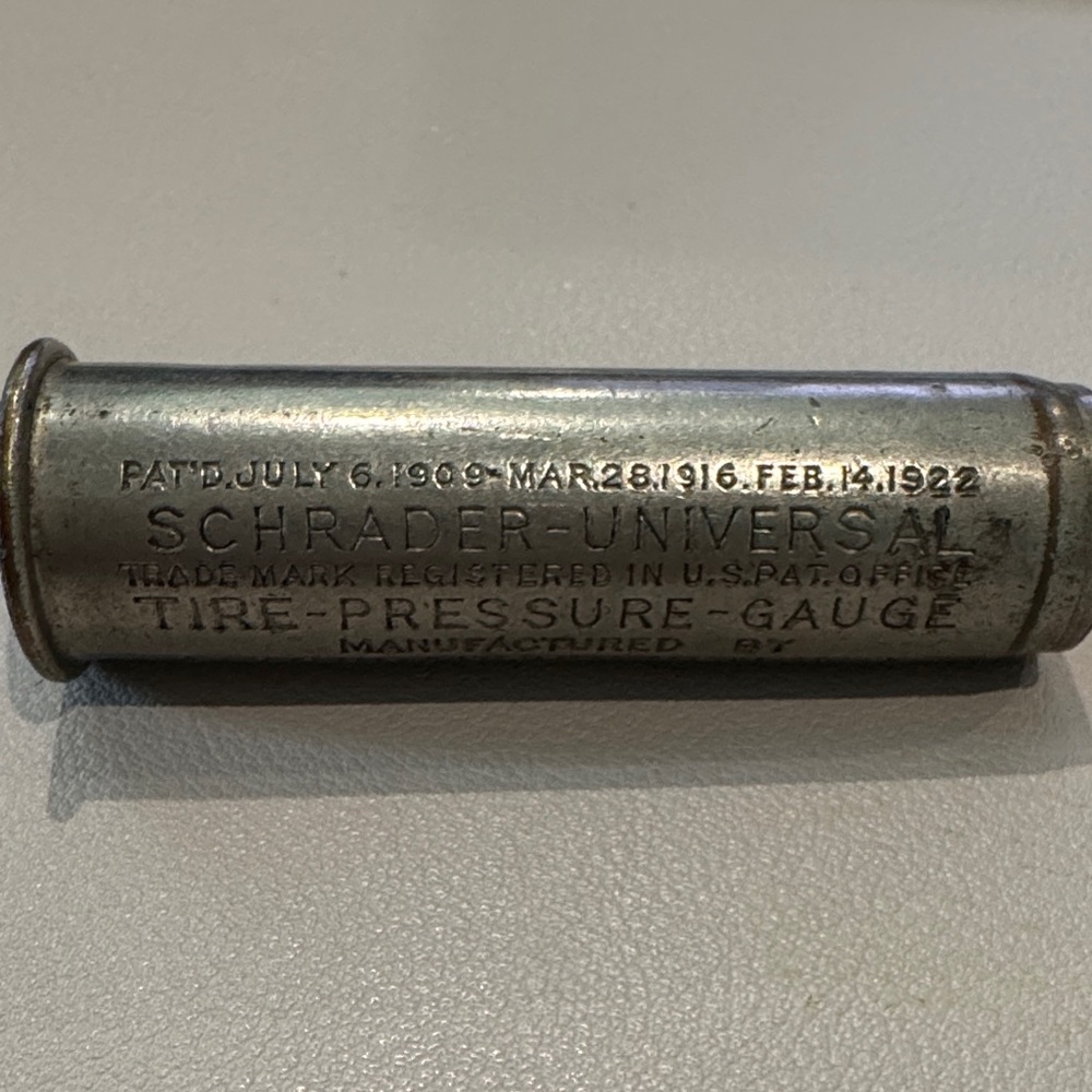 Vintage Schrader Universal Tire Pressure Gauge